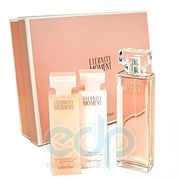 Calvin Klein Eternity Moment -  Набор (парфюмированная вода 100 ml + лосьон-молочко для тела 100 + гель для душа 100)