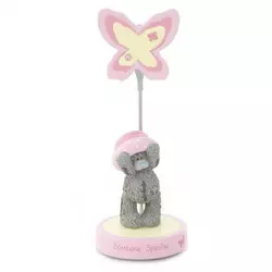 Держатель для фотографии MTY (Me To You) -  мишка в розовой панамке Someone Special (арт. GYR0338)