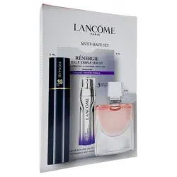 Lancome La vie est belle - Набор (парфюмированная вода 4 ml + тушь Hypnose 01 Noir Hypnotic 2 ml + Renergie Triple Serum 3 ml)